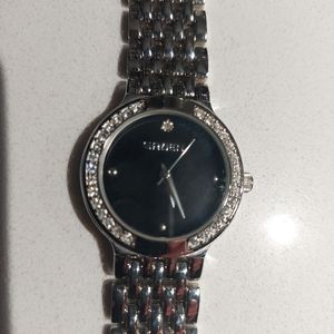 Gruen watch with crystals